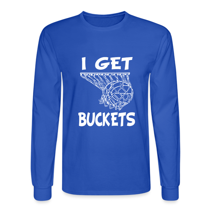 I Get Buckets - royal blue