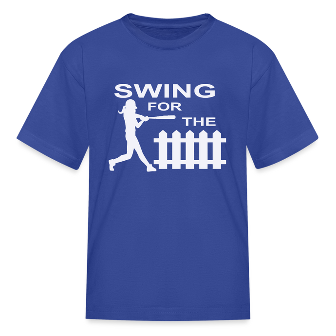 Swing for the Fence (kids) - royal blue