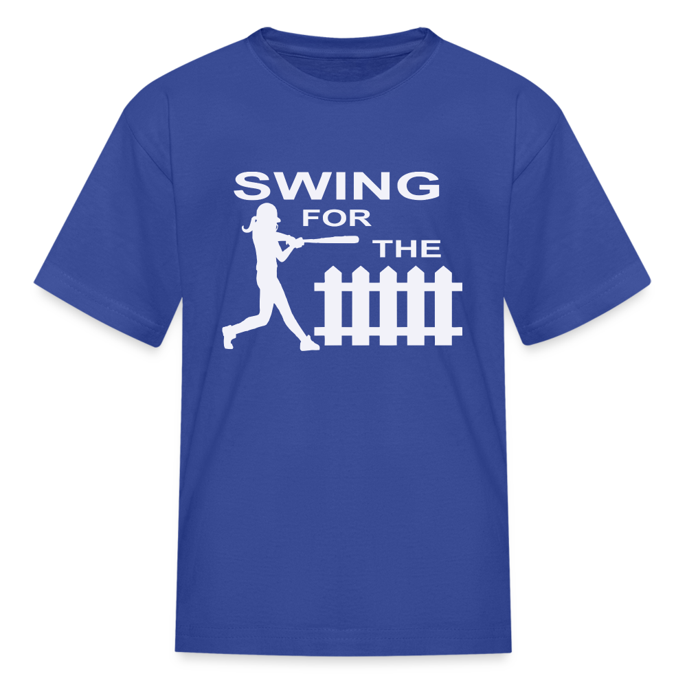 Swing for the Fence (kids) - royal blue