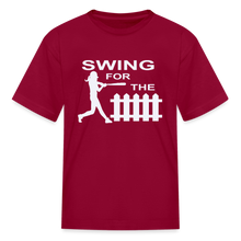 Swing for the Fence (kids) - dark red