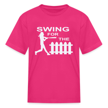 Swing for the Fence (kids) - fuchsia