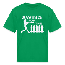 Swing for the Fence (kids) - kelly green
