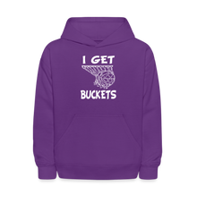 I Get Buckets Kids' Hoodie - purple