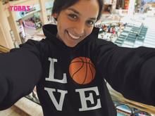 LOVE Basketball-Woman's Hoodie - Tobbs