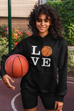 LOVE Basketball-Woman's Hoodie - Tobbs
