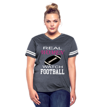 Real Women Watch Football - vintage navy/white