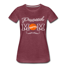 Proud Basketball Mom - heather burgundy