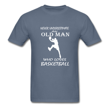 Never Underestimate An Old Man t-shirt - denim