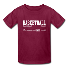 Basketball Definition - burgundy