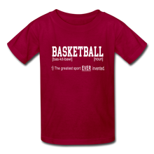 Basketball Definition - dark red