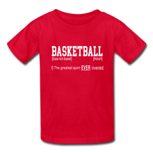 Basketball Definition - red