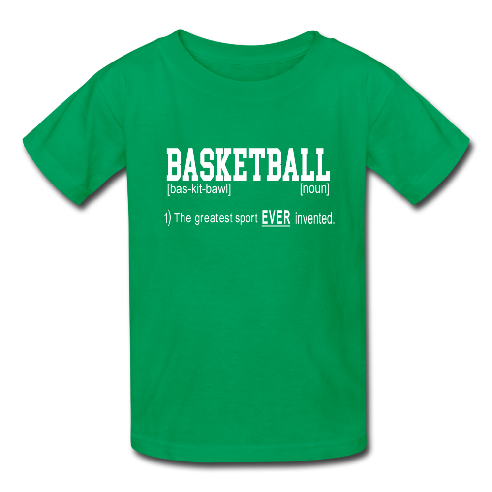 Basketball Definition - kelly green