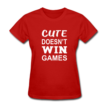 Cute Doesn't Win Games - red