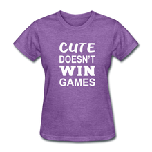 Cute Doesn't Win Games - purple heather