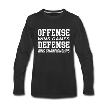 Offense vs. Defense - black