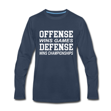 Offense vs. Defense - navy