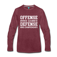 Offense vs. Defense - heather burgundy