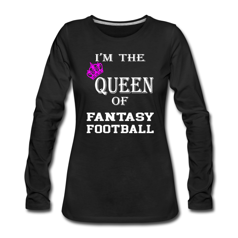 Queen of Fantasy Football - black