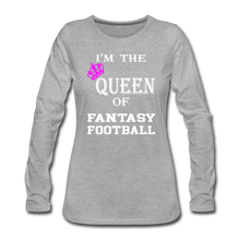 Queen of Fantasy Football - heather gray
