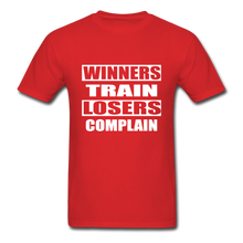 Winners Train-Losers Complain - red