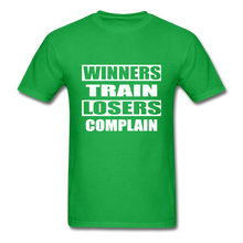Winners Train-Losers Complain - bright green