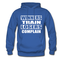 Winners Train-Losers Complain-Men's Hoodie - royal blue