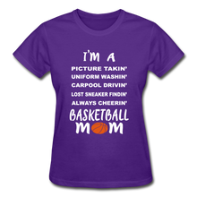 I'm a...Basketball Mom - purple