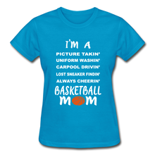 I'm a...Basketball Mom - turquoise