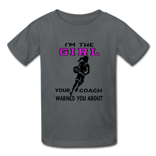 I'm the "GIRL" t-shirt - charcoal