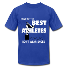 The BEST ATHLETES don't wear shoes - royal blue