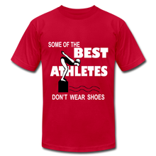 The BEST ATHLETES don't wear shoes - red