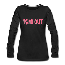 Pink Out (with white outline) - black