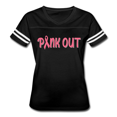 Pink Out Football Jersey 2 - black/white