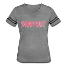 Pink Out Football Jersey 2 - heather gray/charcoal