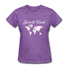 Born to Travel - purple heather