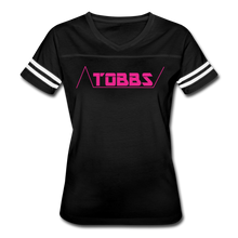 TOBBS Women’s Vintage Sport T-Shirt - black/white