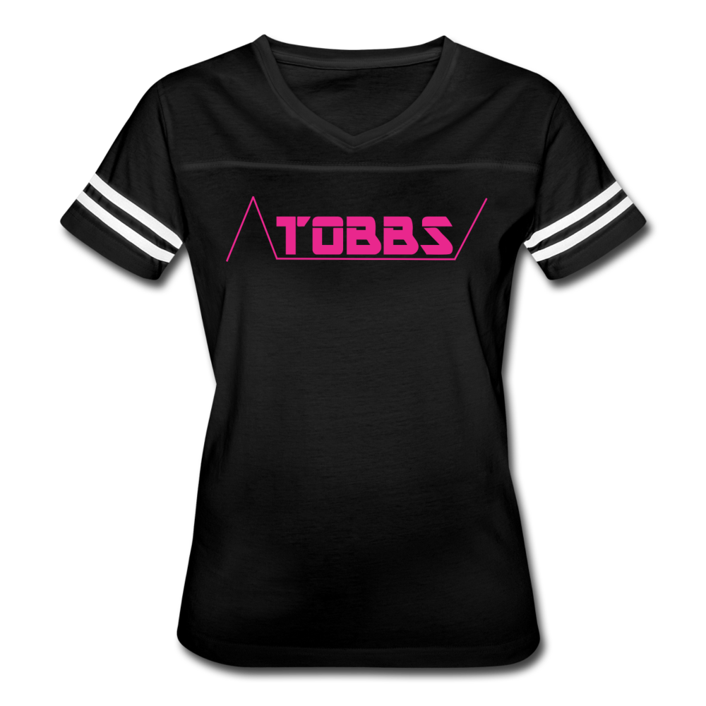 TOBBS Women’s Vintage Sport T-Shirt - black/white