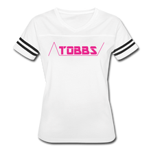 TOBBS Women’s Vintage Sport T-Shirt - white/black