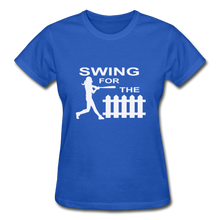 Swing for the Fence (Girl's Softball) - royal blue