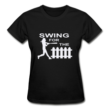Swing for the Fence (Girl's Softball) - black
