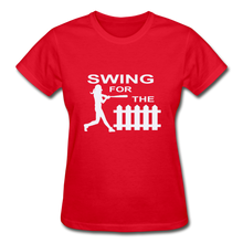 Swing for the Fence (Girl's Softball) - red