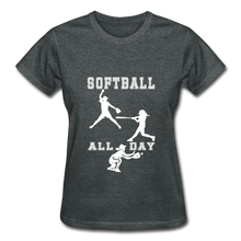 Softball All Day - deep heather