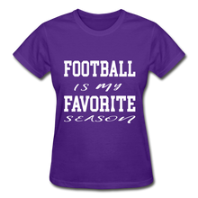 Football is my favorite season (short-sleeve) - purple
