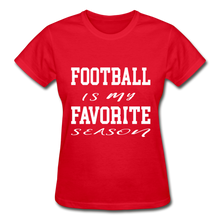 Football is my favorite season (short-sleeve) - red