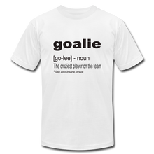 Goalie Definition - white