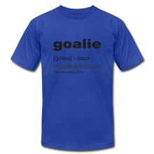 Goalie Definition - royal blue