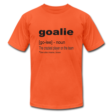 Goalie Definition - orange