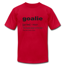 Goalie Definition - red