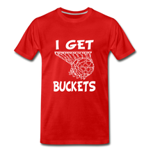 I Get Buckets-Men's Short Sleeve - red