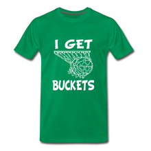 I Get Buckets-Men's Short Sleeve - kelly green